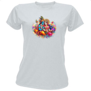 Camiseta Baby Look Holi Radha Krishna