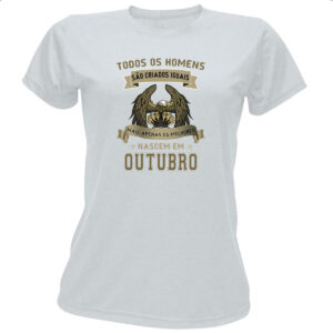 Camiseta Baby Look Homem Lenda Aguia Outubro
