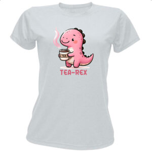 Camiseta Baby Look Tea-Rex