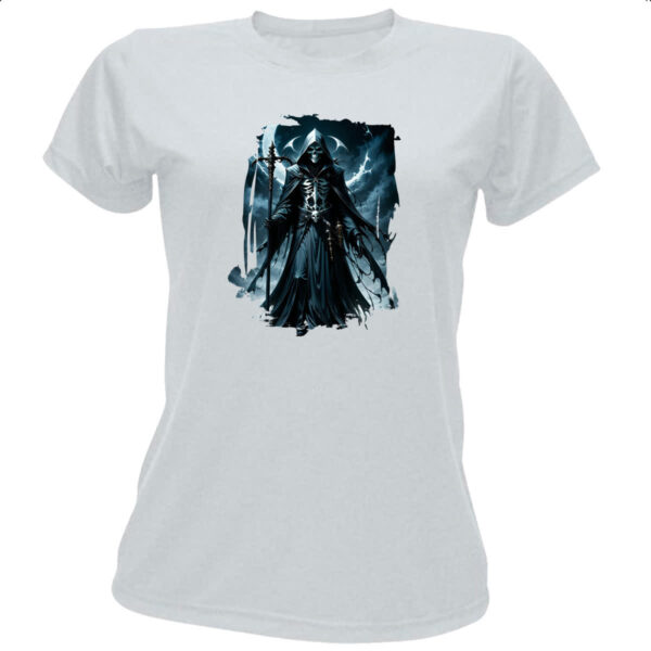 Camiseta Baby Look Grim Reaper Lua Minguante