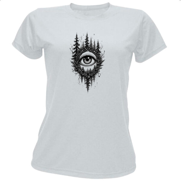 Camiseta Baby Look Olho da natureza