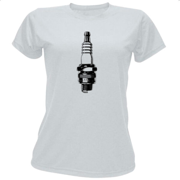 Camiseta Baby Look Vela automotiva