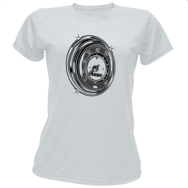 Camiseta Baby Look Velocimetro Classico VW