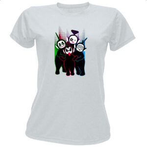 Camiseta Baby Look Teletubbies Kiss