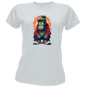 Camiseta Baby Look Macaco Gang Street