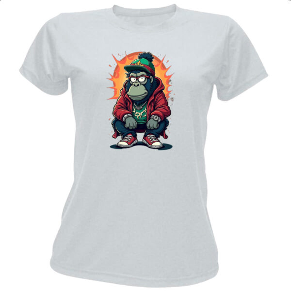 Camiseta Baby Look Macaco Gang Street