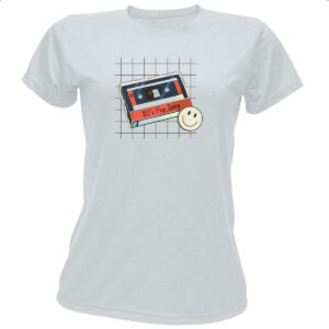 Camiseta Baby Look Fita K7 80 Pop Song