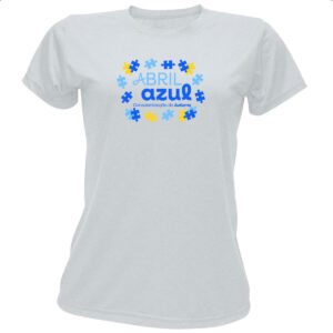 Camiseta Baby Look Autismo conscientizacao