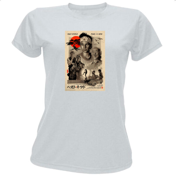 Camiseta Baby Look The Karate Kid Poster Japao