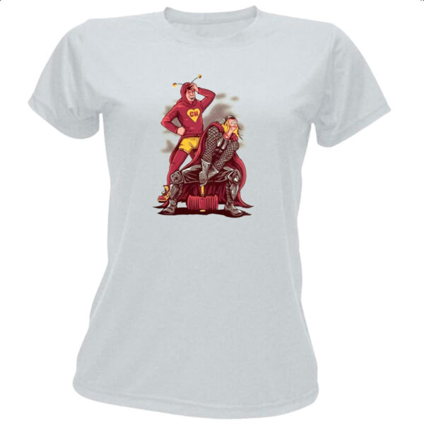 Camiseta Baby Look Thor nao e digno para a marreta bionica