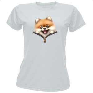 Camiseta Baby Look Spitz Alemao no Ziper