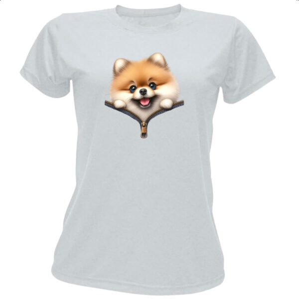 Camiseta Baby Look Spitz Alemao no Ziper