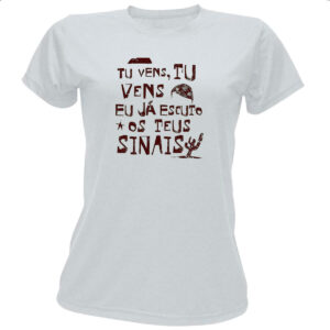 Camiseta Baby Look Tu vens tu vens