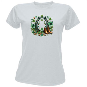 Camiseta Baby Look St Patricks Day Ferradura