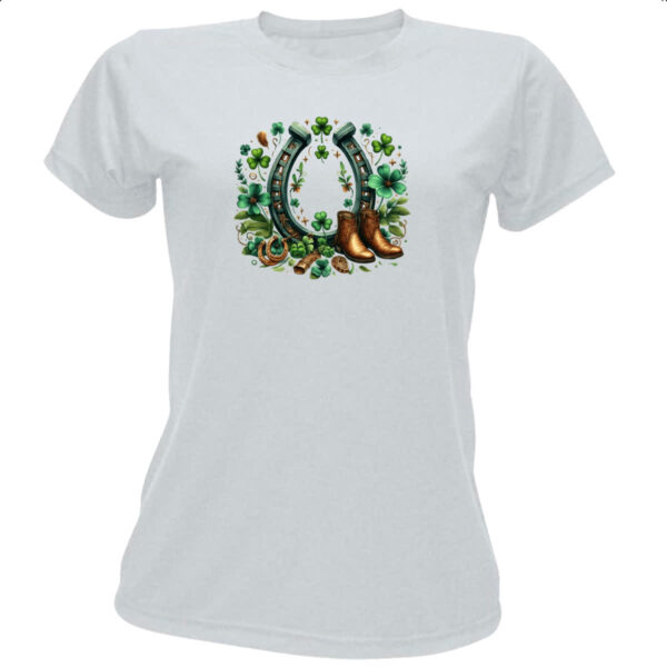 Camiseta Baby Look St Patricks Day Ferradura