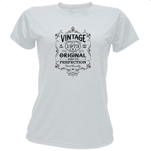 Camiseta Baby Look Vintage Original 1973