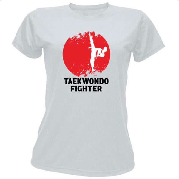 Camiseta Baby Look Taekwondo Fighter