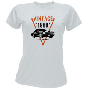 Camiseta Baby Look Vintage Pecas Originais 1988