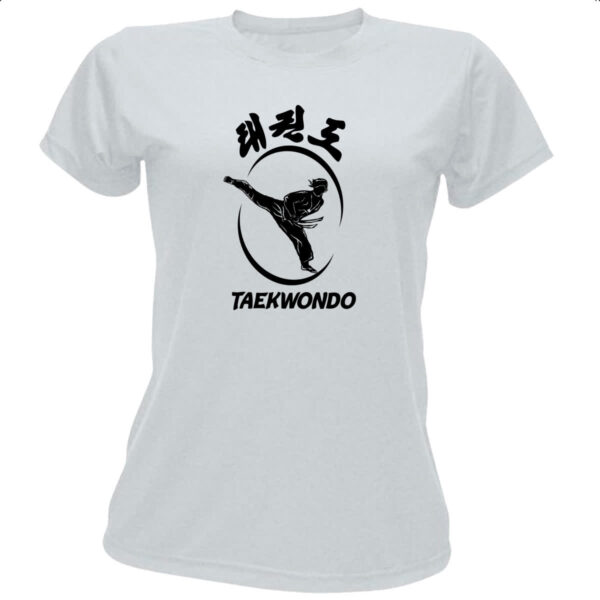 Camiseta Baby Look Taekwondo Kick in Face