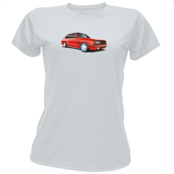 Camiseta Baby Look VW Passat Pointer Vermelho