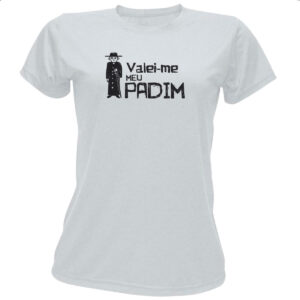 Camiseta Baby Look Valei-me meu padim