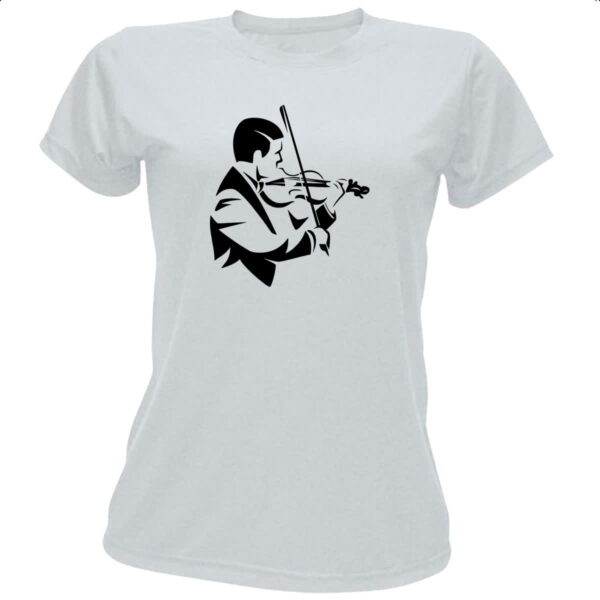 Camiseta Baby Look Violinista