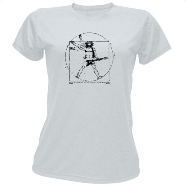 Camiseta Baby Look Vitruvian Rock Star