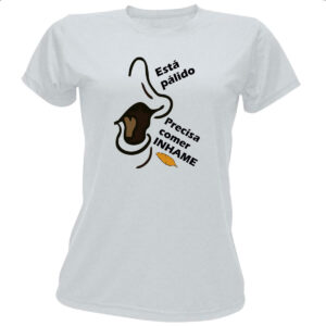 Camiseta Baby Look Vovo juju comer inhame