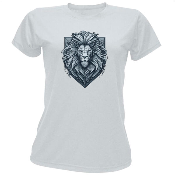 Camiseta Baby Look Brasao Leao de Juda