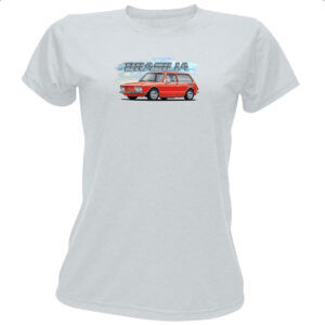 Camiseta Baby Look Brasilia Classica Vermelha