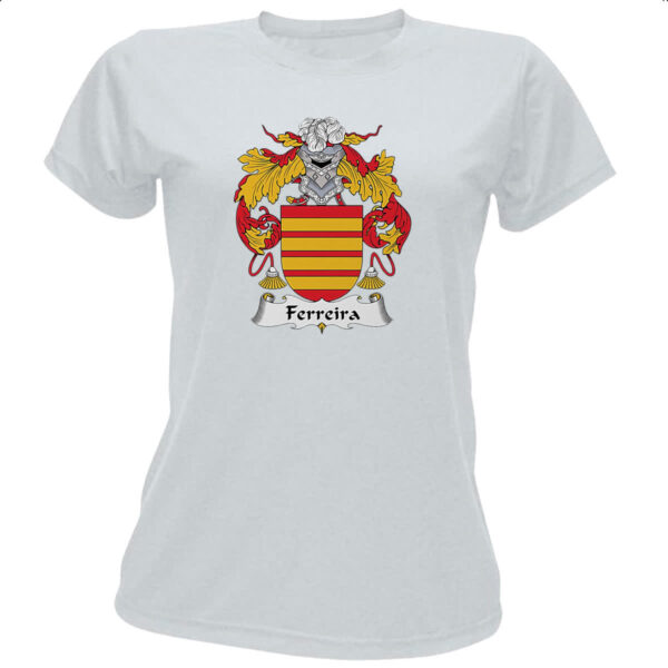 Camiseta Baby Look Brasao Familia Ferreira