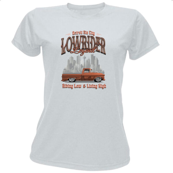 Camiseta Baby Look Detroit Sin City Lowrider