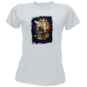 Camiseta Baby Look Empires and Puzzles heroi Silverpaw