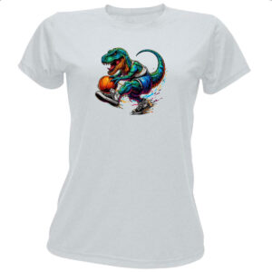 Camiseta Baby Look T-Rex Basketball