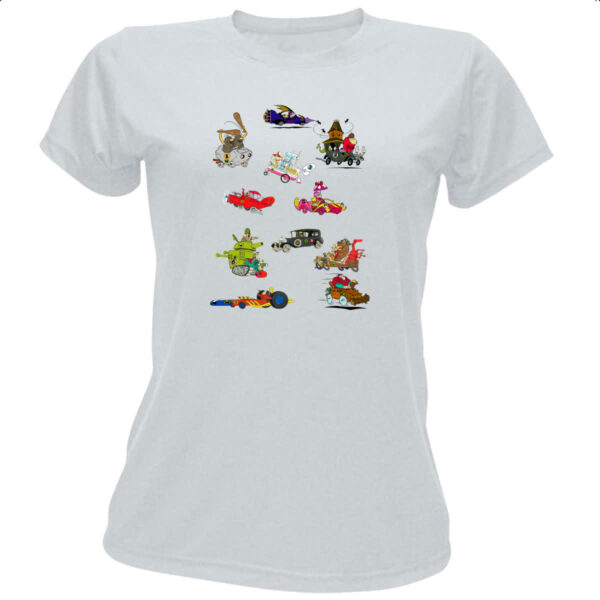 Camiseta Baby Look Nostalgia Corrida Maluca