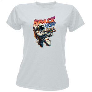 Camiseta Baby Look Space Hero
