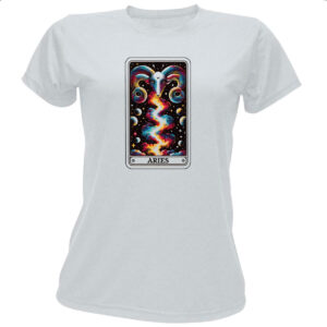Camiseta Baby Look Signo Carta Taro Aries