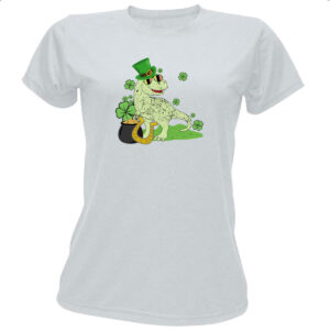 Camiseta Baby Look T-Rex St Patricks day