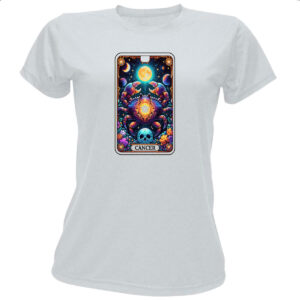 Camiseta Baby Look Signo Carta Taro Cancer