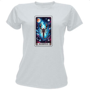 Camiseta Baby Look Signo Carta Taro Escorpiao
