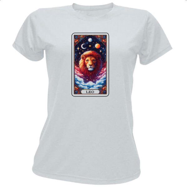 Camiseta Baby Look Signo Carta Taro Leao