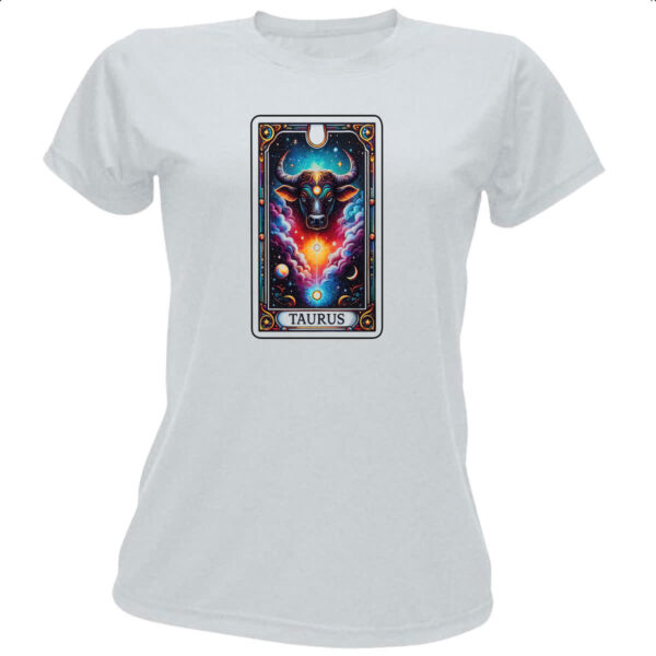 Camiseta Baby Look Signo Carta Taro Touro
