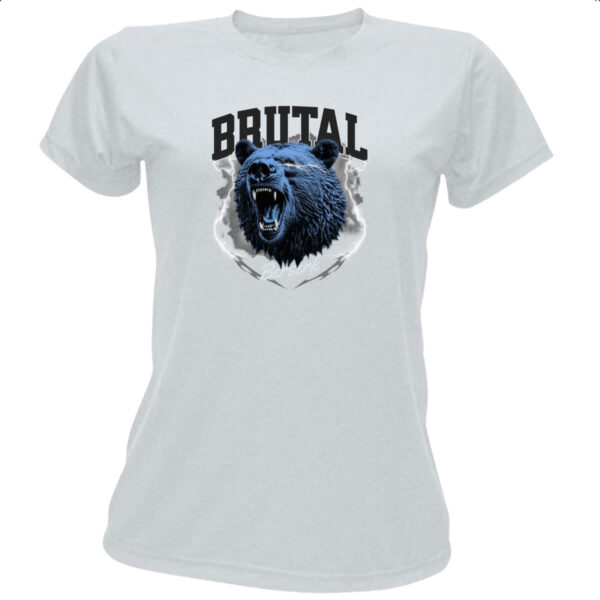 Camiseta Baby Look Urso Brutal