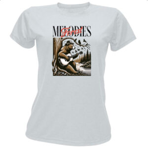 Camiseta Baby Look Urso Melodia da Floresta