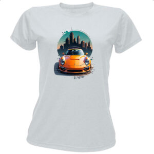 Camiseta Baby Look Porche sunset city