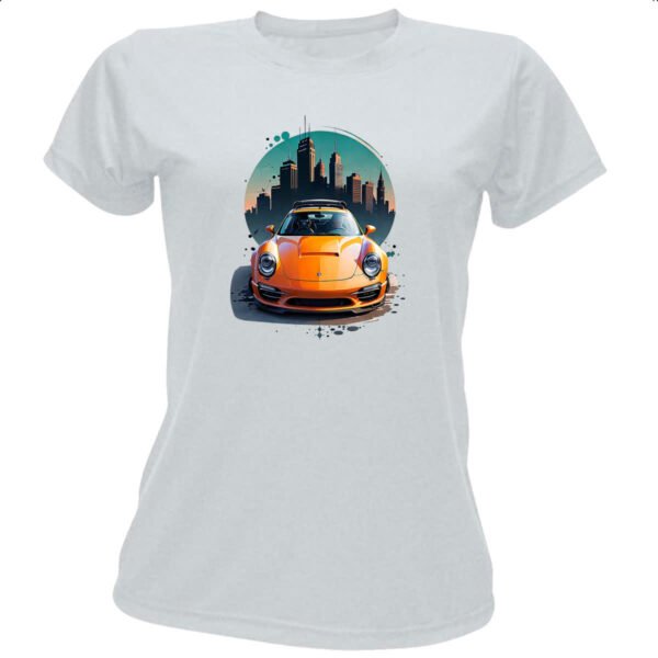 Camiseta Baby Look Porche sunset city