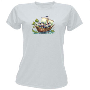 Camiseta Baby Look Ratinhos marinheiros