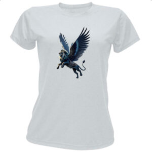 Camiseta Baby Look Leao alado