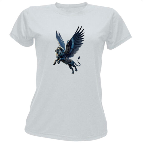 Camiseta Baby Look Leao alado