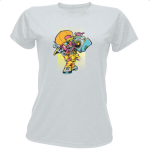 Camiseta Baby Look Zombie sound